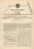 Original Patentschrift - J.van Cleemput In St. Gilles - Brüssel , 1900 ,  Bett- Und Tisch Vorrichtung !!! - Altri & Non Classificati
