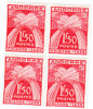 ANDORRE- 4 Chiffre-taxe Neufs Nxx Se Tenant-valeur Faciale 1.50 F R -n° Yver T25  (cote Chacun :7.50 Eur) - Unused Stamps