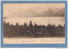 THE  TETON  MOUNTAINS-YELLOWSTONE  PARK .  - BELLE  CARTE PRECURSEUR   ANIMEE - - Yellowstone