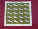 RUSIA 1977 - JJOO DE MOSCU 80' - MINI HOJA DE 20 SELLOS - HIPICA SALTOS - EQUITATION - RIDING - REITEN -   - YVERT 4398 - Feuilles Complètes