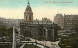 BIRMINGHAM THE CATHEDRAL- OLD ENGLISH POSTCARD - UNCIRCULATED -VALENTINE´S - Birmingham