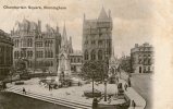 BIRMINGHAM Chamberlain Square - OLD ENGLISH POSTCARD - CIRCULATED  Stamped - VALENTINE´S - Birmingham