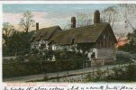 STRATFORD ON AVON  ANN HATHAWAY´S COTTAGE - OLD ENGLISH POSTCARD - CIRCULATED STAMPED- Peacock - Stratford Upon Avon