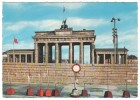 AK Berlin, Brandenburger Tor Mit Mauer Nach Dem 13. August 1961 - Mur De Berlin