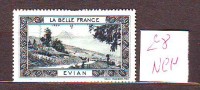 FRANCE. TIMBRE. VIGNETTE. CINDERELLA. LA BELLE FRANCE......EVIAN. HAUTE SAVOIE. 74. - Turismo (Viñetas)