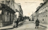 CPA 61 TRUN ROUTE DE VIMOUTIERS 1916 - Trun