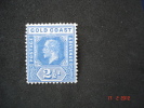 Gold Coast 1913  K.George V     21/2d    SG76   MH - Goudkust (...-1957)