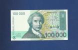 BANCONOTA  Da  10.000  Dinara  -  HRVATSKA -  Anno  1993. - Croazia