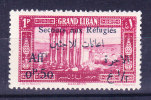 GRAND LIBAN N°66a Neuf Charniere Surcharge Noire - Ungebraucht