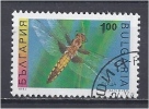 BULGARIA 1992 Insects - 1l. - Four-spotted Libellula FU - Briefe U. Dokumente