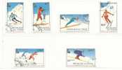 Ciad - Serie Completa Usata: Olimpiadi Di Lake Placid 1980 - Invierno 1980: Lake Placid