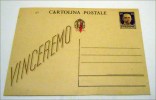 R.S.I  CARTOLINA POSTALE NUOVA FASCETTO ROSSO FDS - Stamped Stationery