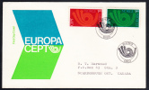 Norway FDC Scott #604-605 - Set Of 2 Europa - FDC