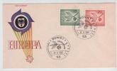 Germany FDC 27-9-1965 EUROPA CEPT Complete On Cover With Cachet - 1965