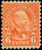 US #587 Mint Hinged 6c Garfield Perf 10 From 1925 - Nuevos