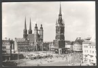 AK Halle Saale, Marktplatz, Straßenbahn, Echtfoto 1980 - Halle (Saale)