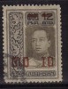 Thailand Used 1919, Surcharge  10s On 12s - Tailandia