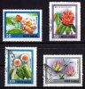 India 1977 Flowers Set Of 4 Used  SG 850-3 - Used Stamps