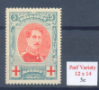 Belgie  Ocb Nr :  132A * MH  (zie Scan) T12-14 - 1914-1915 Rode Kruis