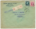 Recom. 1,40 Fr BOOM 22. VII.26 (tarief Slechts 4,5 Maand!) Montenez 1 FR + 40 Ct HOUYOUX - Brieven En Documenten