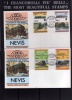 NEVIS 1983 LEADERS OF THE WORLD LOCOMOTIVES - LOCOMOTIVE FDC - St.Kitts And Nevis ( 1983-...)