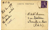 NOTRE-DAME De L´OSIER (38) --- (Scans R° Et V°) Postée En 1939 - Vinay