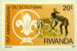 Rwanda 1983 75th Anniversary Of The Scout Movement 20c - Mint Hinged - Unused Stamps