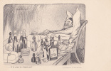 ILLUSTRATEUR ABEL FAIVRE ILLUSTRATION  MEDECINE MEDECIN   MEDICAMENTS HUMOUR 1900 - Faivre