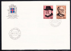 Iceland FDC Scott #528-529 Europa - Jon Sveinsson Nonni, Gunnar Gunnarsson - FDC