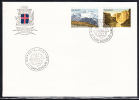 Iceland FDC Scott #622-623 Europa - National Parks - FDC