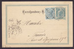 Czech Vorlaüfer Austria Uprated Postal Stationery Ganzsache MARIENBAD 1903 Via PARIS ETRANGER To TUNIS Tunisia - Storia Postale