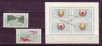 GJERDAP-WATERGATE-COAT OF ARMS-BLOCK-SET-ROMANIA-YUGOSLAVIA-1965 - Nuovi