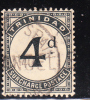 Trinidad 1906-07 Postage Due Stamp 4p Used - Trinidad & Tobago (...-1961)