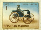 San Marino 1962 Vintage Car Duryea 1892 1l - Mint Hinged - Ungebraucht