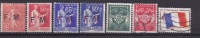 FRANCE - Yvert - 6* - 7* - 8** - 9** - 11** - 12 - 13 - Cote 13,85 € - Military Postage Stamps