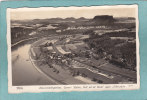 ELBSANDSTEINGEBIRGE . KURORT RATHEN. BLICK VON DER BASTEI GEGEN LILIENSTEIN - BELLE CARTE PHOTO - - Rathen