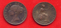 GRANDE BRETAGNE - GREAT BRITAIN - UNITED KINGDOM - VICTORIA - HALF PENNY 1853 - Otros & Sin Clasificación