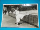 Photo) 18x13  Tennis - Roland Garros - Melle DE ALVEAR  En Jupe Culotte -  Photo Meurisse - Tennis