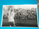 Photo) 18x13   - Tennis - Miss HELEN MILLS Qui à Reporté Le Championnat De France  -  Photo Meurisse - Tennis