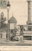 Cpa Paris Coin Place De La Bastille ( Tram Poiur St Mandé ) - Paris (11)