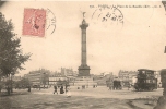 Cpa Paris Place De La Bastille - Arrondissement: 11