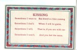 Kissing, Early 1900s Unused American Greeting Postcard [P7976] - Saint-Valentin