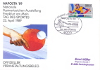 Germany BRD 1989 Cover With Surtax Stamp And Special Cancel World Championship Of Table Tennis - Tischtennis