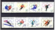 TE135) GIOCHI OLIMPICI INNSBRUCK- POLONIA 1964 - . Serie Cpl.8 Val. USED - Winter 1964: Innsbruck