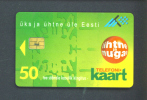 ESTONIA  -  Chip Phonecard As Scan - Estonia