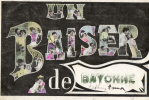 BAYONNE (64) Carte Fantaisie Baiser De - Bayonne