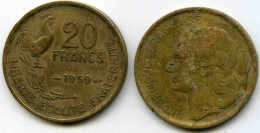 France 20 Francs 1950 G. Giraud 4 Faucilles GAD 865 KM 917.1 - 20 Francs