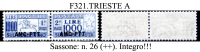 Trieste-A-F0321 - Paketmarken/Konzessionen