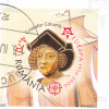 Europe: Christopher Columbus - 1956-2006 - Romania, Stamp Used. Full Resolution,Version. - Christophe Colomb