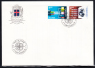 Iceland FDC Scott #660-661 Europa - Modern Communications - FDC